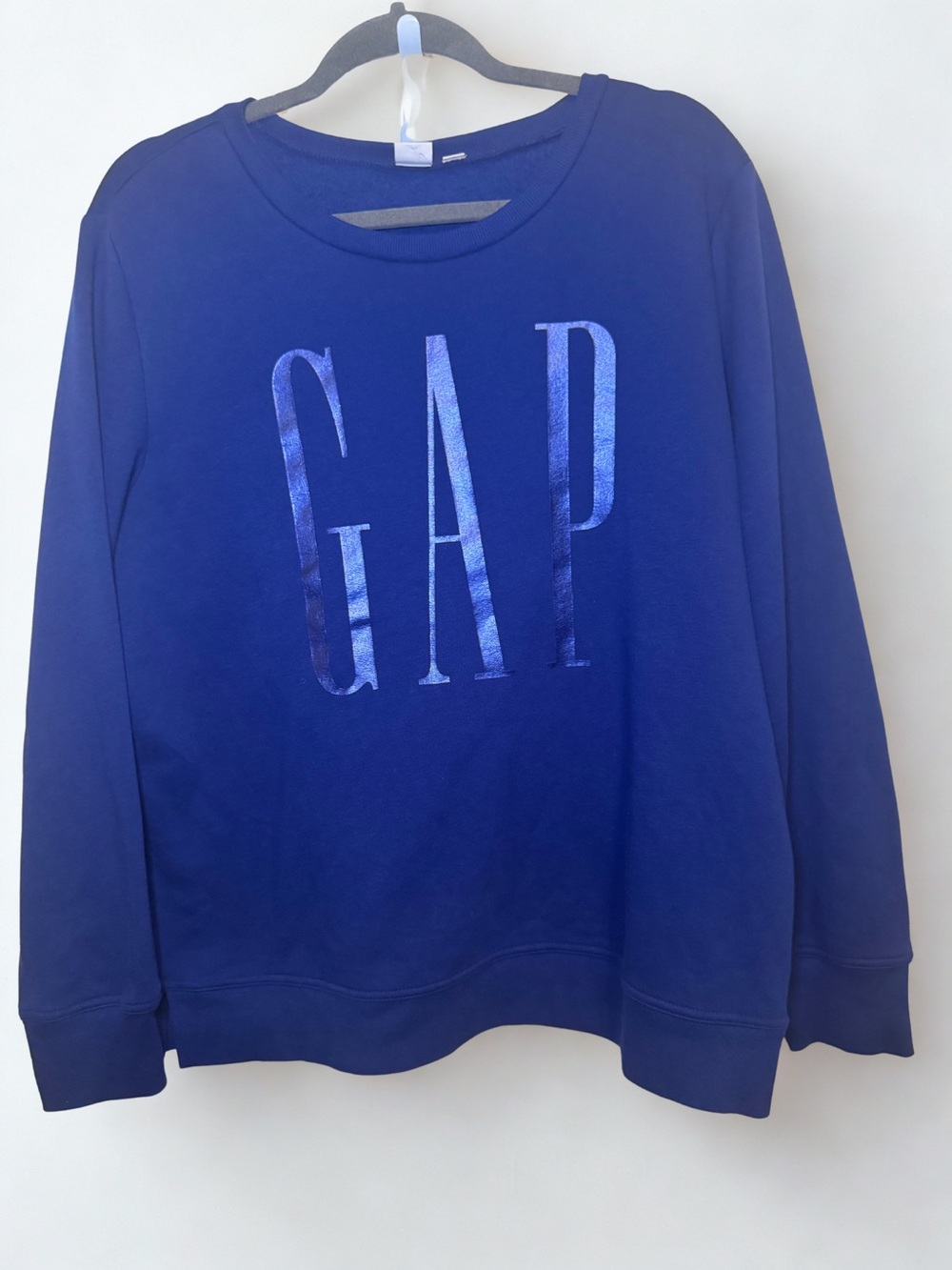 GAP Royal Blue Logo Pullover Crewneck Sweatshirt